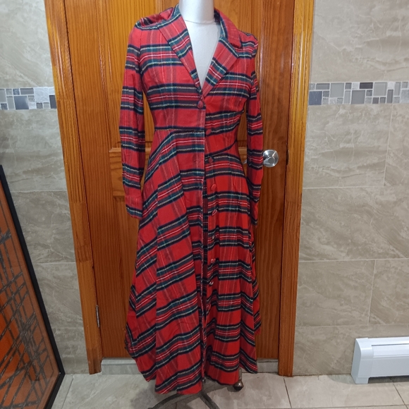 J. Pterman Plaid Dress Size 6 - Picture 1 of 5